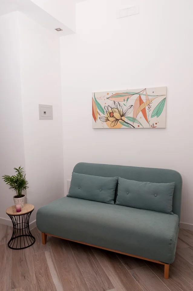 Sofa in the Twins 2 living room