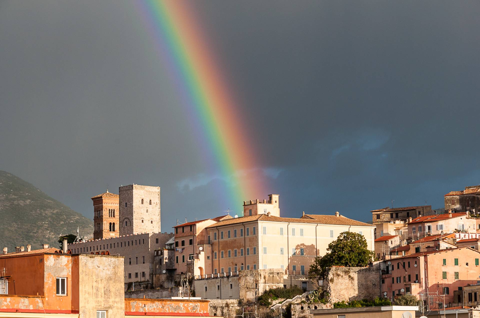 Vista del centro storico alto
