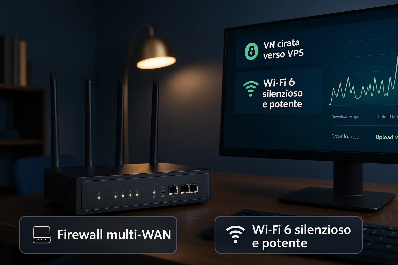 Dettagli tecnologici Quiet Home